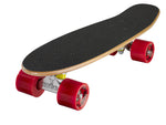 Ridge 22" Original Wooden Mini Maple Cruiser complete stripe board with a choice of 12 wheel colours