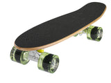 Ridge 22" Maple Wood Mini Cruiser Board: Dark Dye with 12 wheel colours