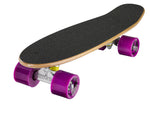 Ridge 22" Maple Wood Mini Cruiser Board: Dark Dye with 12 wheel colours