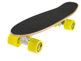 Ridge 22" Maple Wood Mini Cruiser Board: Dark Dye with 12 wheel colours