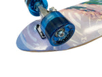 Ridge 28" Shark Complete Maple Mini Cruiser Longboard w 59mm soft wheels, ABEC 7 bearings