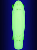 Glow in the Dark RiDGE Retro Penny Skateboard 22 White with Black Wheels Mini Cruiser