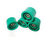 Ridge 70mm 78A PU Longboard Skate Wheels w ABEC 7 Bearings Set of 4