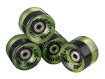 Ridge 59mm 78A PU Cruiser Skateboard Wheels w ABEC 7 Bearings Set of 4 in 17 colours