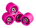 Ridge 59mm 78A PU Cruiser Skateboard Wheels w ABEC 7 Bearings Set of 4 in 17 colours