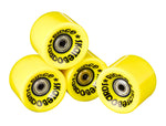 Ridge 59mm 78A PU Cruiser Skateboard Wheels w ABEC 7 Bearings Set of 4 in 17 colours