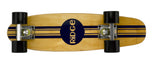 Ridge 22" Original Wooden Mini Maple Cruiser complete stripe board with a choice of 12 wheel colours